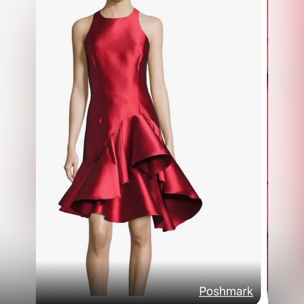Sachin & Babi Rachel Sleeveless Ruffled Cocktail Dress Brand new